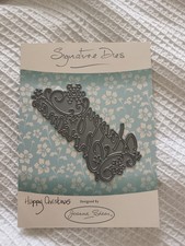 Signature Dies Joanna Sheen Snowflake Happy Christmas