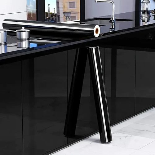 Black gloss self - black, adhesive