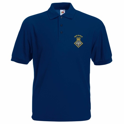 Official hms eagle polo shirt - polo,