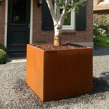 Large Cube Corten Steel Plant