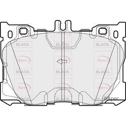 Brake pads set for - brake, mercedes
