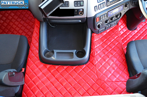 Truck eco leather - , mats