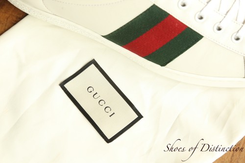 Gucci ace crocodile white - gucci,