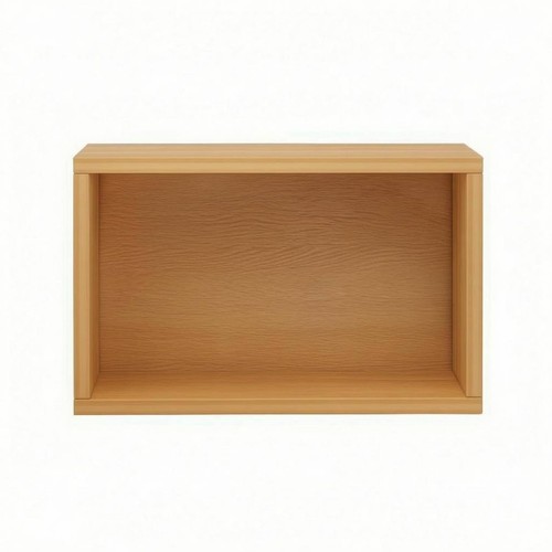 Open shelf bookcase - open,