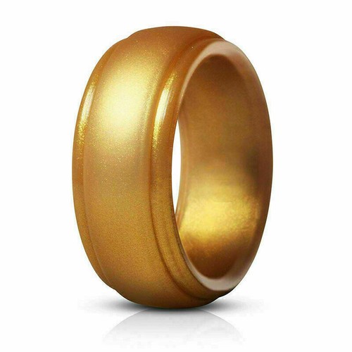 Men silicone wedding band - wedding,