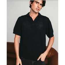 RSQ Mens Black Short Sleeve