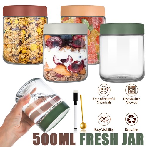 4pcs preserving jars - jars, 500ml