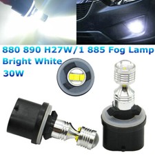 2x White 6000K 30W LED Driving