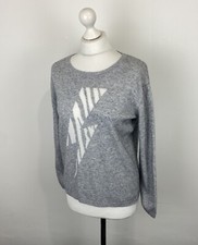 Hush Lightning Bolt Jumper Grey Bamboo Wool Mix Size Small Women’s