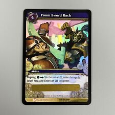 FOAM SWORD RACK WOW WORLD OF WARCRAFT TCG UNUSED GLADIATORS LOOT CARD 3/3