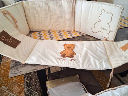 Cot bedding set cotton bear - cotton,