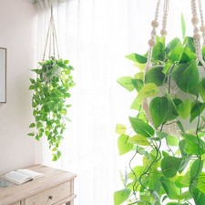 2X Artificial Hanging Plants
