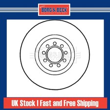 2x Brake Discs Vented For