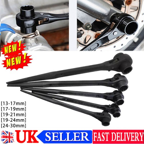 Double socket spanner - spanner, ratchet