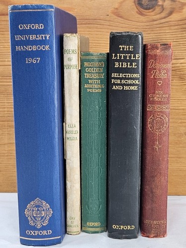 Vintage antique oxford - oxford, poetry