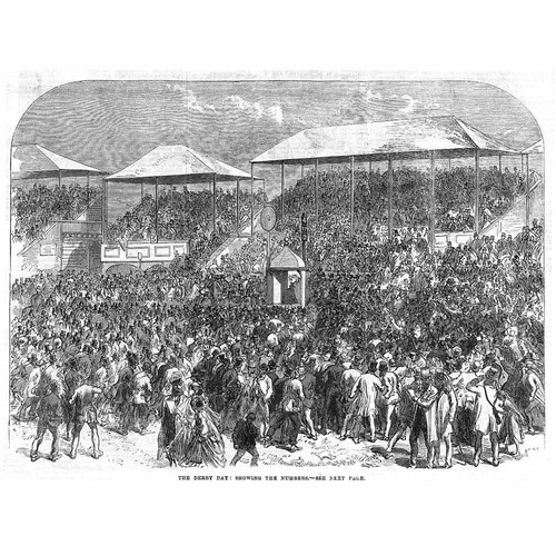 Horse racing the derby - the, day