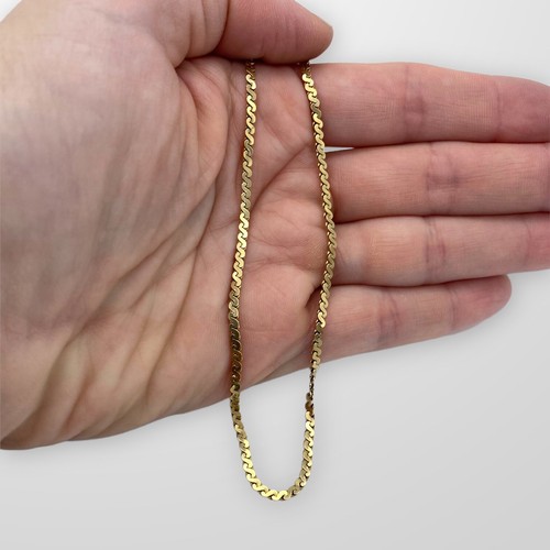 Gold chain 9carat yellow - yellow,