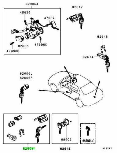 Cylinder key set lock for - cylinder,
