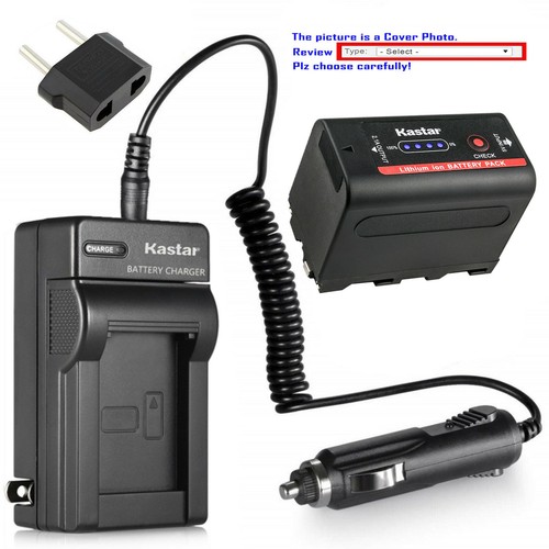 Kastar f780 battery - np-f780, ac