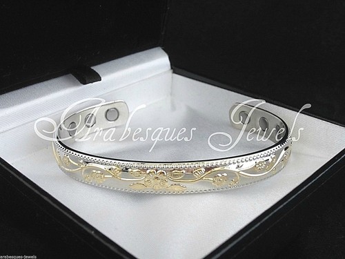 Top quality ladies silver gold - top, silver/gold