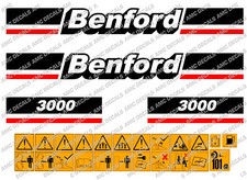  BENFORD 3000 DUMPER DECALS