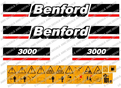 Benford 3000 dumper decals - benford,