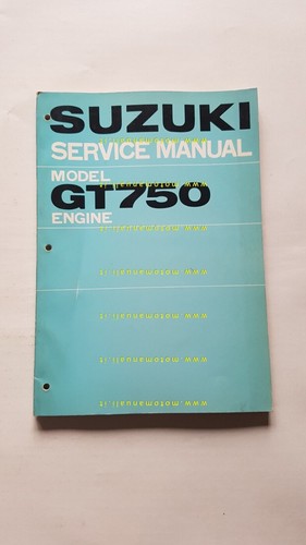1972 suzuki 750 workshop - 750,