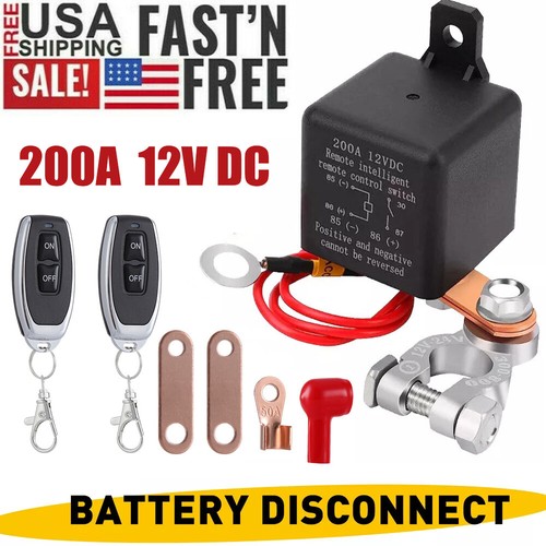 Car battery disconnect - car, switch