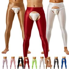 Mens glossy open crotch - glossy,