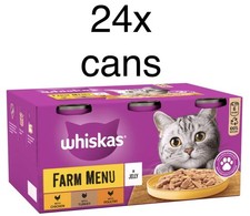 24 x 400g Whiskas 1+ Adult Wet