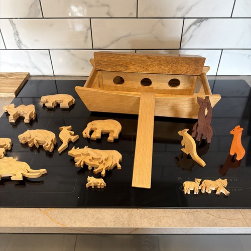 Vintage handcrafted wooden - handcrafted,