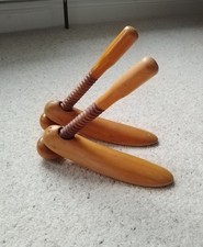 Pair of Antique Treen Wooden