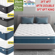 LUXURY ORTHOPAEDIC 4000 POCKET SPRUNG MATTRESS 3FT 4FT 4FT6 DOUBLE 5FT KING SIZE