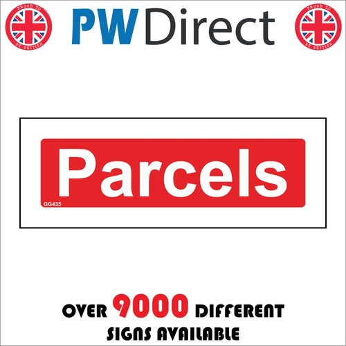 Sign parcels distribution - sign,