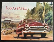 VAUXHALL Car Range Sales Brochure Jul 1956 Ref V1048/7/56  Wyvern  Velox  Cresta
