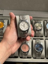 HAND WINDING VINTAGE HMT KOHINOOR WHITE DIAL FLUTED BAZEL WATCH FOR MENS