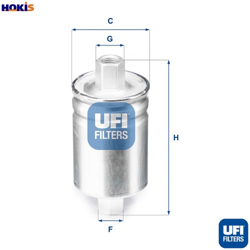 Fuel filter 750 for - 31.750.00,