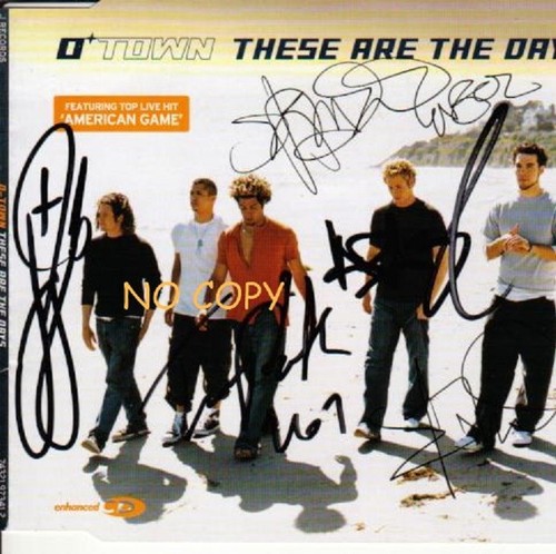 Town boyband signed all - by,