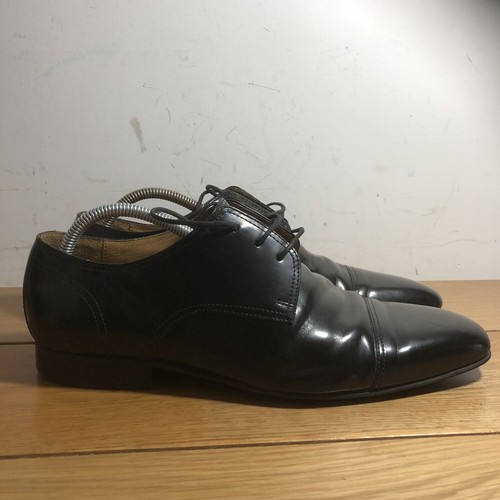 Mens black dress shoes size - we,