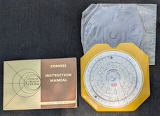 LINDBERG DIV. SOLA BASIC IND. CONCISE CIRCULAR SLIDE RULE CONVERSION TABLES VTG