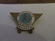 SCUNTHORPE SAINTS 1972 ORIGINAL SPEEDWAY BADGE BY W. REEVES & CO. LTD.