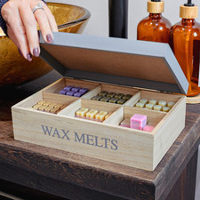Wax Melt Storage Box Wooden