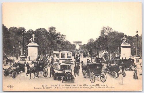Vintage paris champs élysées - paris, champs-Élysées
