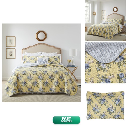 Laura ashley twin - quilt, set