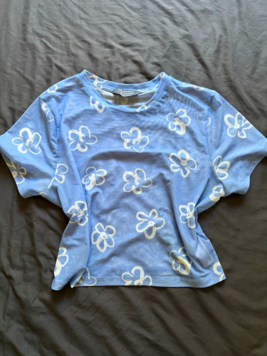 Primark blue sheer mesh - primark,