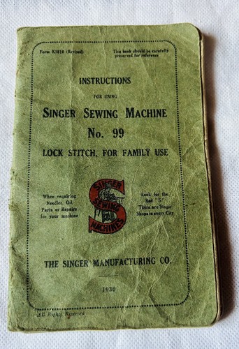 Singer lock stitch - no, 'lock