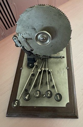 Centrigraph adding machine - adding,