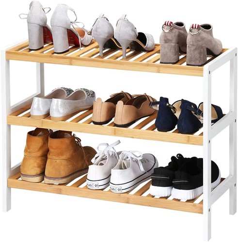 Tier bamboo shoe - 3-tier, rack