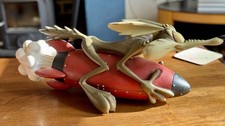 Extremely Rare! Looney Tunes Wile E Coyote on Rocket Big Vintage Figurine Statue