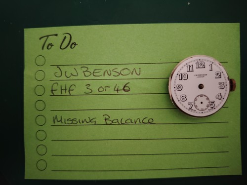 Benson fhf movement - benson,